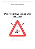 Health in sport