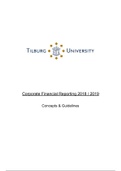 Corporate Financial Reporting 2018/2019 (Financial Accounting and Reporting)