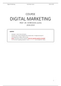 Full course Digital Marketing - L. Herrewijn - UGent - 2018-2019