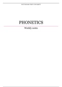 Phonetics Complete Notes Package