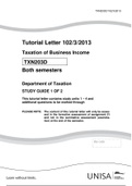 Taxation of business income