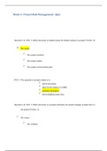 MGMT 404 Project Management Quiz Week 4 DeVry University, New Jersey, {score 100%}