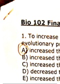 Bio Final exam review REESE CAMPBELL SUM 2019 q's and answers