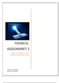 FDEM3EL Assignment 2