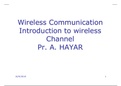 Introduction to wireless systems