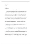 3Pg essay on crime rates in NYC 