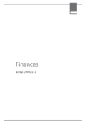 Finance Part of BSC2 Theory