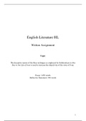 IB English A Literature HL Written Assignment (WA) on One Day in the Life of Ivan - Scored 7