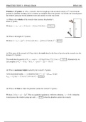 Physics 1 Final Exam Practice Test 1
