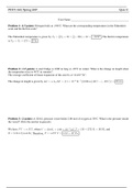 Physics 1 Quiz 11 Questions and Solutions