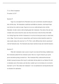 HIST 1090- To Live Book Essay