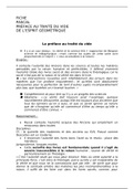 fiche  Pascal : de l'esprit géométrique et préface au traité du vide, philosophie ( prépa, bac, licence) 
