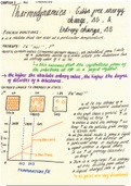 Chemistry AQA A-level - CH2 Thermodynamics (Gibbs free energy change ...) - (Year 2) A2