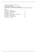 Bundel: Economics, Welfare & Distribution - College samenvattingen (EN) & PGO uitwerkingen (NL) - 2019/2020