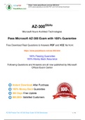  Microsoft Azure Architect Technologies certification exams: az-300