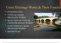 Cross Drainage Works & Their Functions