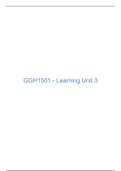 GGH1501 LEARNING UNIT 3 