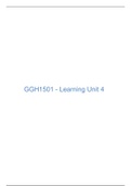 GGH1501 LEARNING UNIT 4 
