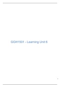 GGH1501 LEARNING UNIT 6 NOTES
