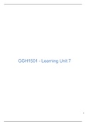 GGH1501 UNIT (1 TO 7)