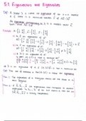 Summary Linear Algebra part 2 (5.1 until 7.4)