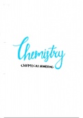 Chemical Bonding - Summary 