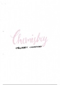 Organic Chemistry - Summary