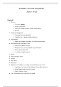 Western Civilization Chapters 20-22 Study Guide