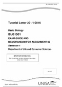 Blg1501 all answers for written assignment 2 