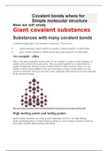 Giant covalent substances GCSE EDEXCEL by Kanayati