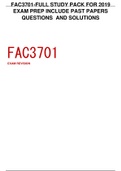 AC3701-FULL STUDY PACK FOR 2019 EXAM PREP INCLUDE PAST PAPERS QUESTIONS AND SOLUTIONS