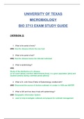 BIO 3713 (BIO3713) Exam (version 2) / BIO 3713 (BIO3713) Exam (Latest 2020): University Of Texas (Verified Answers by rated Expert, Download to Score A)