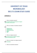 BIO 3713 (BIO3713) Exam (version 4) / BIO 3713 (BIO3713) Exam (Latest 2020): University Of Texas (Verified Answers by rated Expert, Download to Score A)