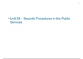 Unit 29: Security Procedures in the Public Services - Assignment 2