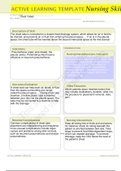 Active LearningTemplate: Nursing Skill 