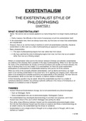 Philosophy 324 Existentialism