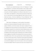 Introduction to Philosophy Essay Summaries 