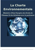 Charte environnementale pour une administration publique 