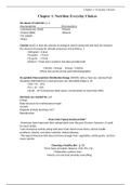 Chapter 1 Nutrition Everyday Choices Notes