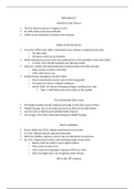 HST 260: US History to 1865 Chapter 3 Notes