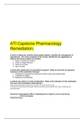 ATI Capstone Pharmacology Remediation.