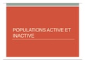 Les ménages - Population active et inactive