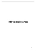 Full Summary - international Business Management