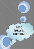 TPS2601 ASSIGNMENT 50/PORTFOLIO 2020