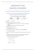 Samenvatting Macro-economie: Schakeljaar KUL Antwerpen (2019-2020) 