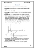 Sabis Chemistry Grade 12 Chapter 8 Summary Notes Level N by Kanayati®Chemistry