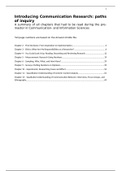 Summary Methodology (Pre-Master CIS UvT 2020/2021)