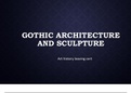 A summary of the Gothic architecture, sculpture and stained glass windows during medieval times 