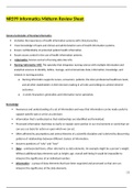 NR 599 Midterm Study Guide, NR599 Informatics Midterm Review Sheet (Version-2)
