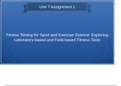 Fitness Testing for Sport and Exercise Science: Exploring Laboratory-based and Field-based Fitness Tests